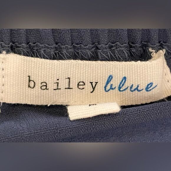 Bailey Blue Ruffle Mini Dress Smoky Blue Women’s Medium - Picture 4 of 6